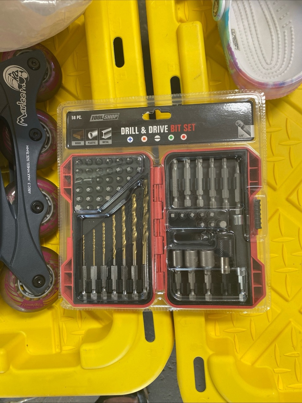 58-Piece Drill & Drive Bit Set - Black/Red Case